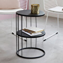 Side Table "Kobu" Ø 36 cm Gold