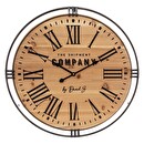 Clock "Colonial" D.58 cm Brown