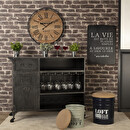 Clock "Colonial" D.58 cm Brown