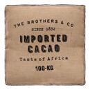 Floor Cushion "Cocoa" Brown, 40x40 cm Brown