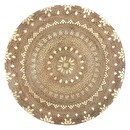 Rug "Shine", jute Gold, D.115 cm Gold