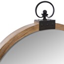 Mirror "Kiliane" D.74 cm Brown