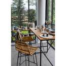 Bar dining table "Edena" Acacia, L.115 cm Natural wood