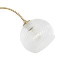 Arc floor lamp "Laye", marble Gold, H.150 cm Gold