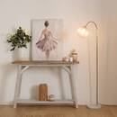 Arc floor lamp "Laye", marble Gold, H.150 cm Gold