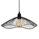 Wire Suspension "Galt" Black metal, D.34 cm Black