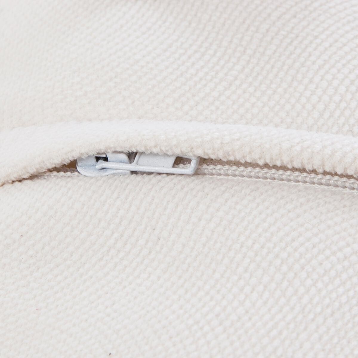 Cushion "Lilou" Ivory white, 55x55 cm Ivory white