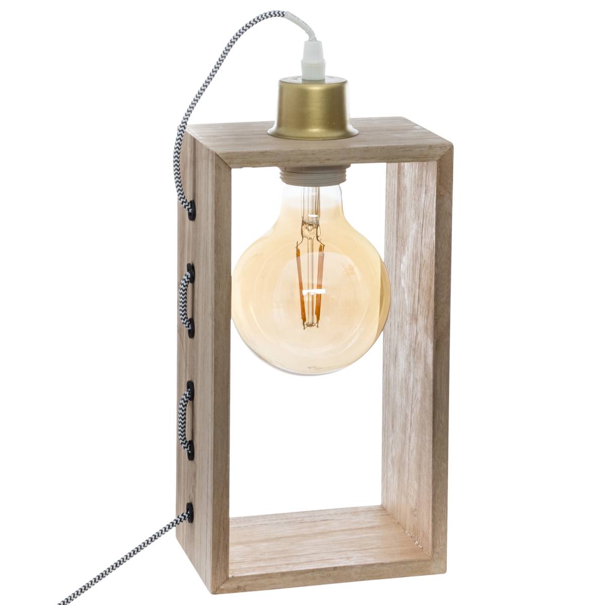 Lamp "Iwata" H.28 cm Beige