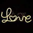 LED Bulb "Love" Amber Love, D.13 cm, E27 Amber Love