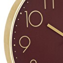 3D Clock "Laure" &Oslash; 30 cm Bordeaux