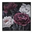 Painted Canvas "Flowers" 58x58 cm Multicolored