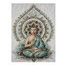 Framed Canvas 'Buddha' 58x78 cm Green