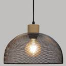 Pendant Light "Sam" Black metal, D.30 cm Black