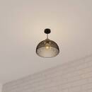 Pendant Light "Sam" Black metal, D.30 cm Black