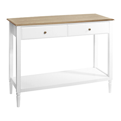 Console "solen" white, l.110 cm