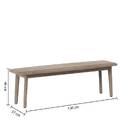 Bench "Banila" Acacia, 150x37 cm Natural wood