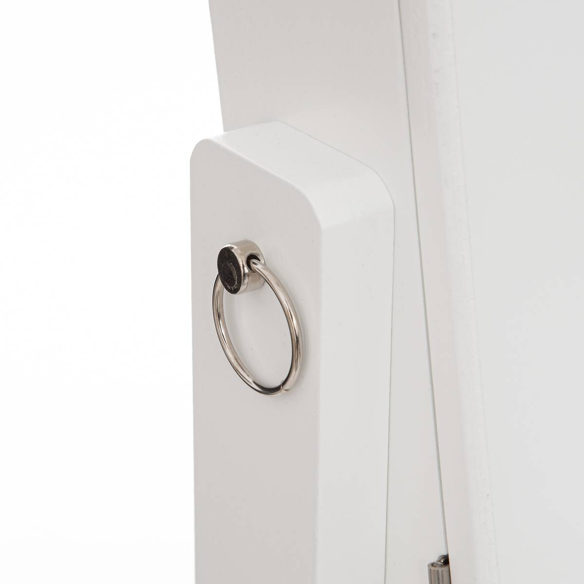 Jewelry cabinet, glass White, 37.2x145 cm White