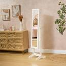 Jewelry cabinet, glass White, 37.2x145 cm White
