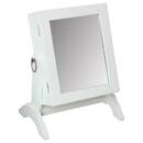 Jewelry cabinet, glass 22x28 cm White