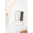 Jewelry cabinet, glass 22x28 cm White