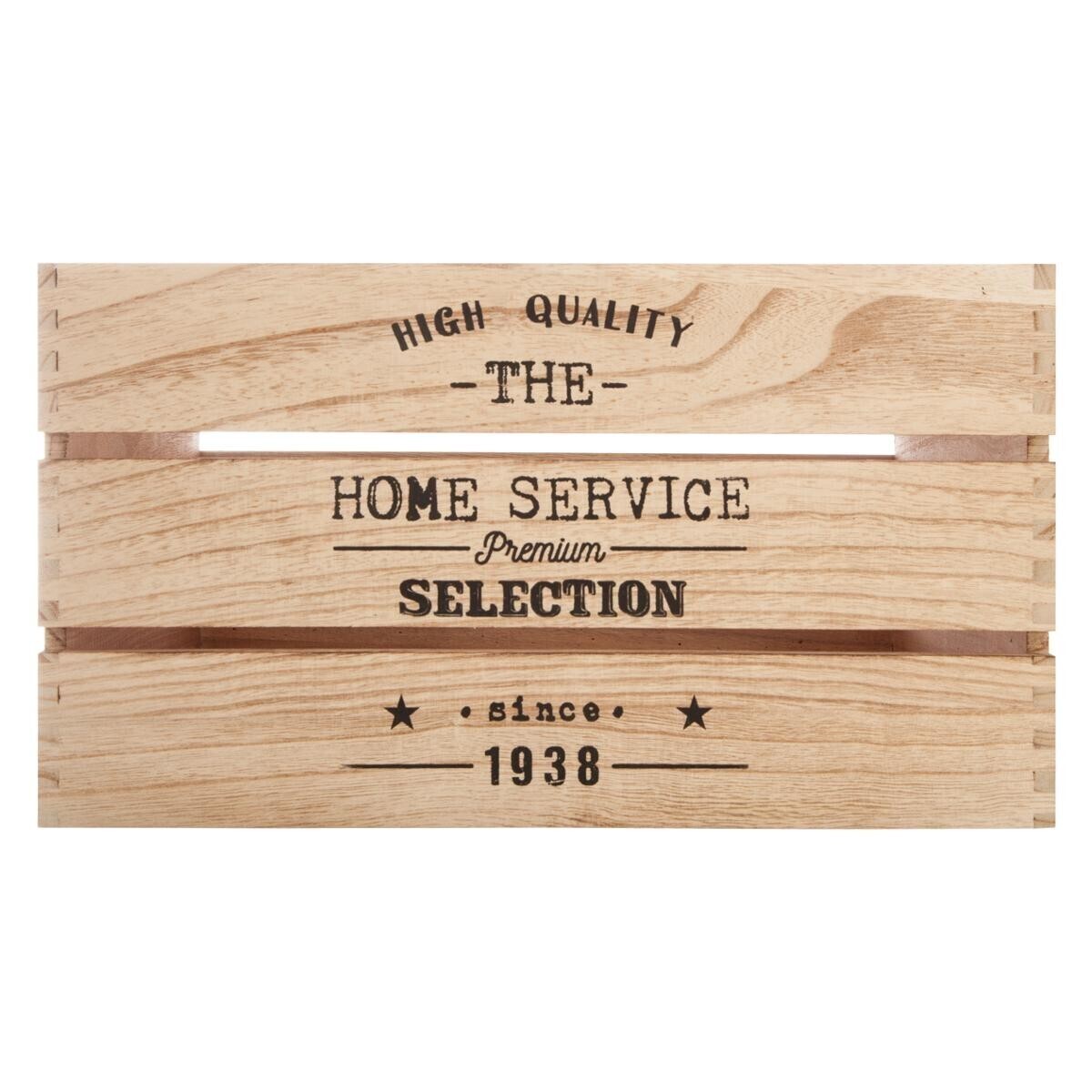 Set of 6 "Facto" crates Crate, Wood Brown