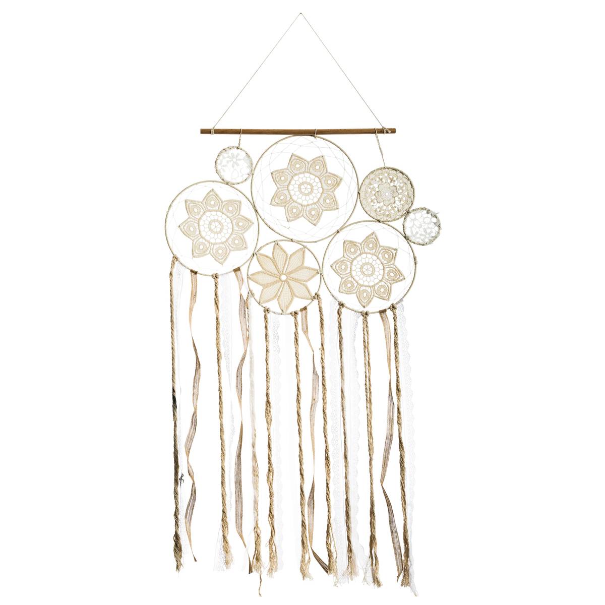Dreamcatcher "Lilia" 59x107 cm White