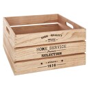 Set of 6 "Facto" crates Crate, Wood Brown