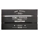 Set of 6 "Facto" crates Crate, Black Wood Black