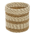Set of 4 baskets, jute D.19/23/26/29 cm Beige