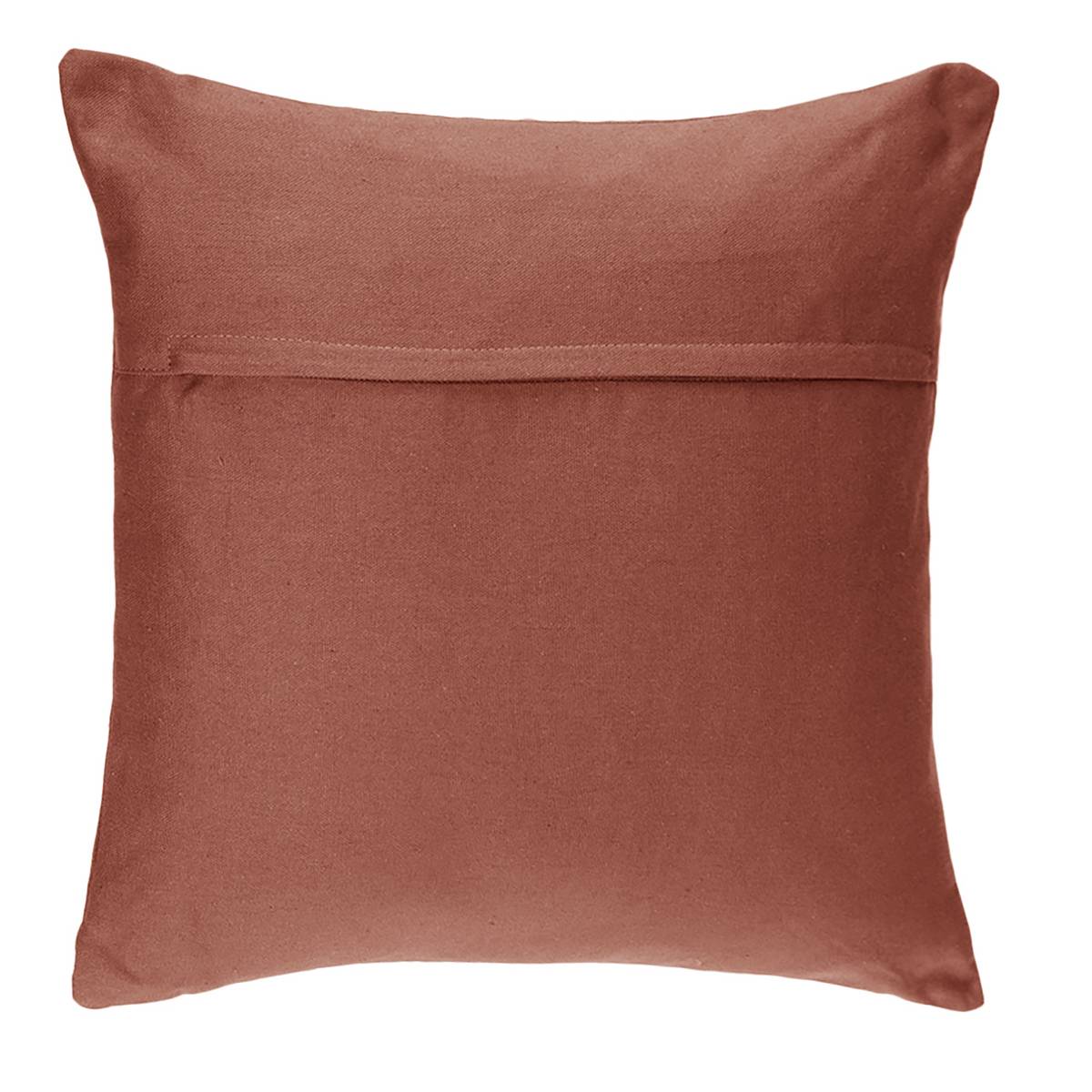 Removable cushion cover, cotton Terracotta Rose, 38x38 cm Terracotta pink