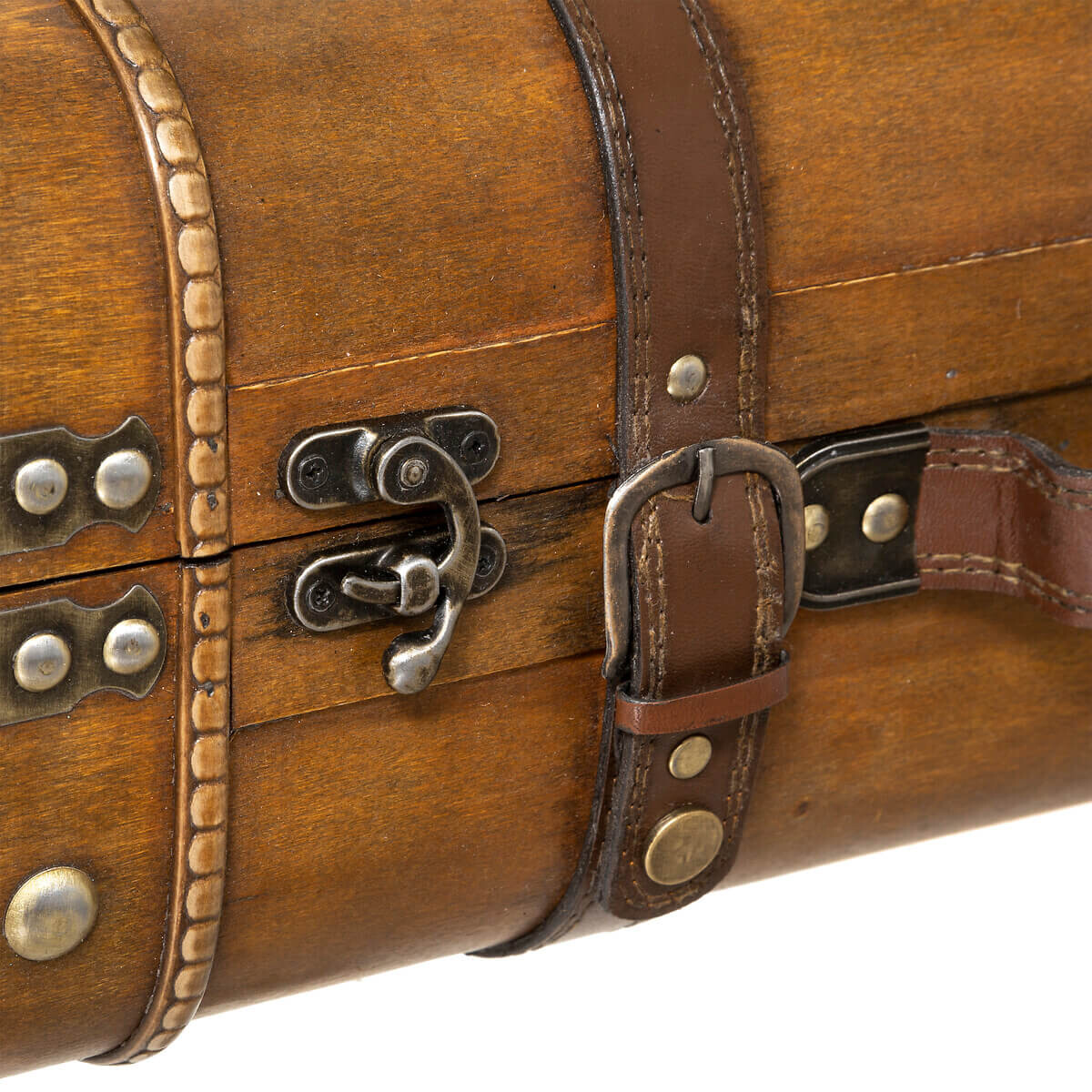 Set of 2 trunks 2 pieces Brown