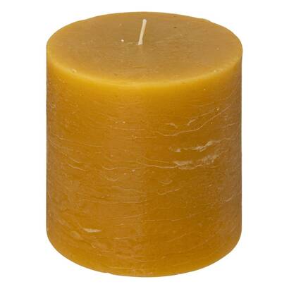 Rustic candle "olia" yellow, 663g