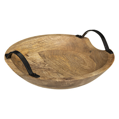 Cut 'wild' mango wood, d.30 cm