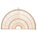 Wall Decor "Padma" 60x35 cm Natural wood