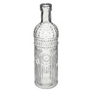 Set of 3 "Folk" bottles Glass, D.6.8 cm Blue