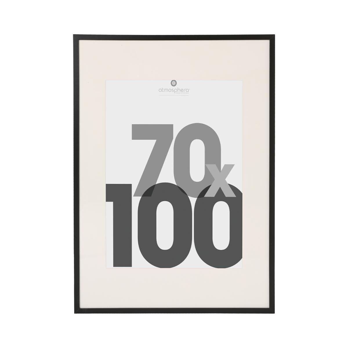 Wooden Photo Frame "Eva" Black, 70x100 cm Black