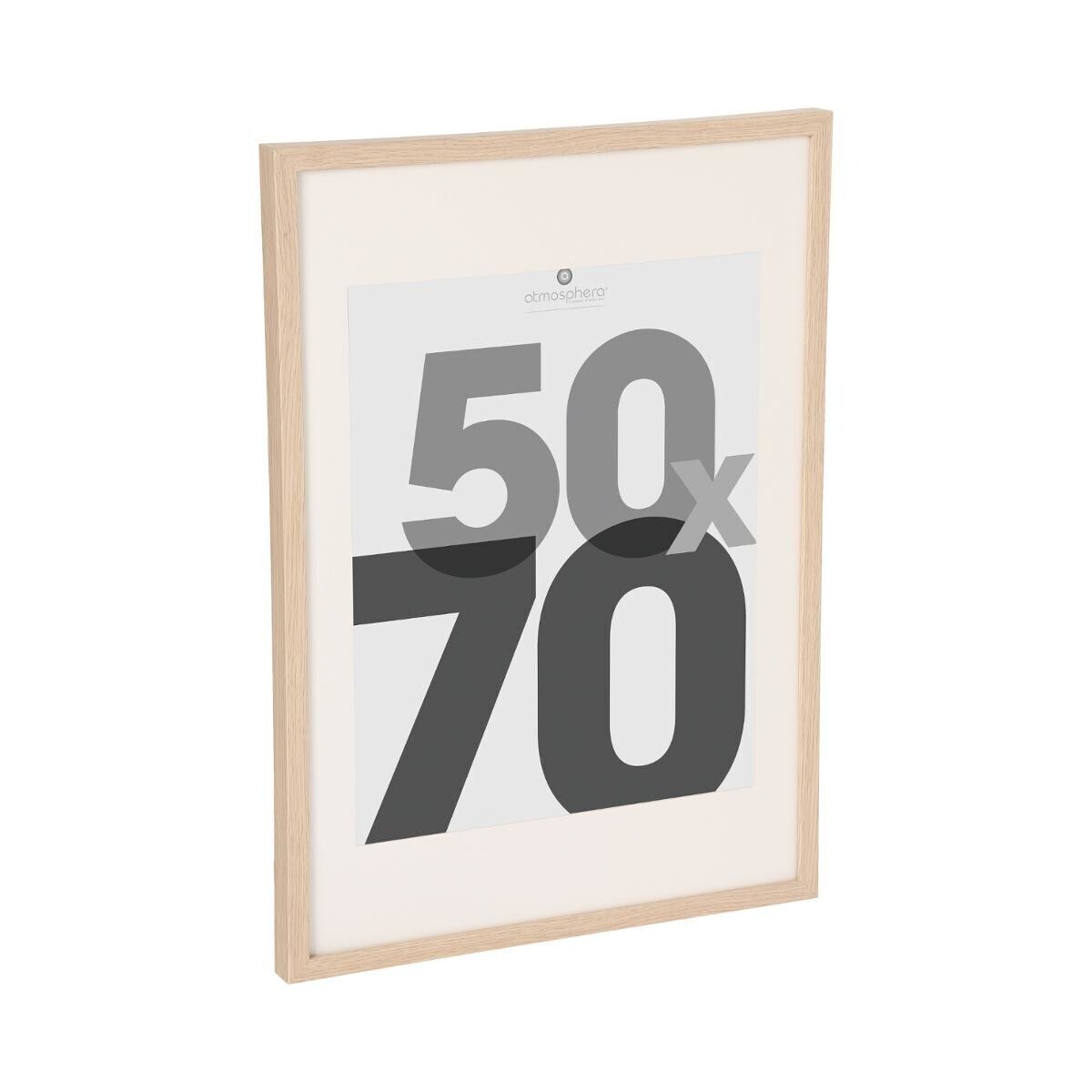 Wooden Photo Frame "Eva" 50x70 cm Natural wood
