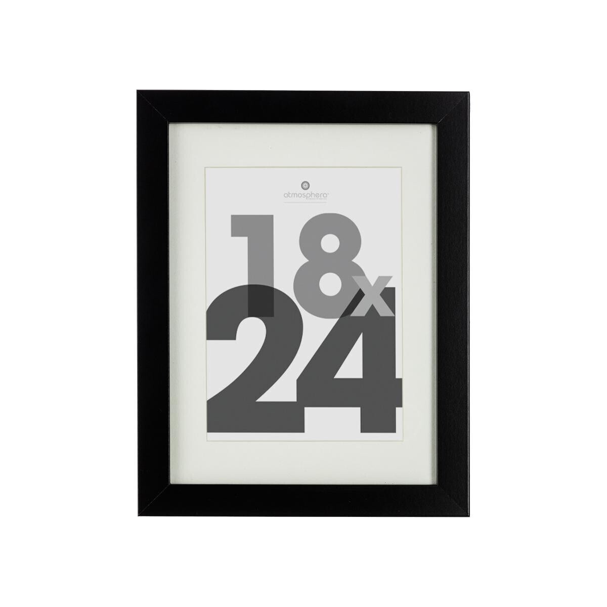 Wooden Photo Frame "Eva" Black, 18x24 cm Black