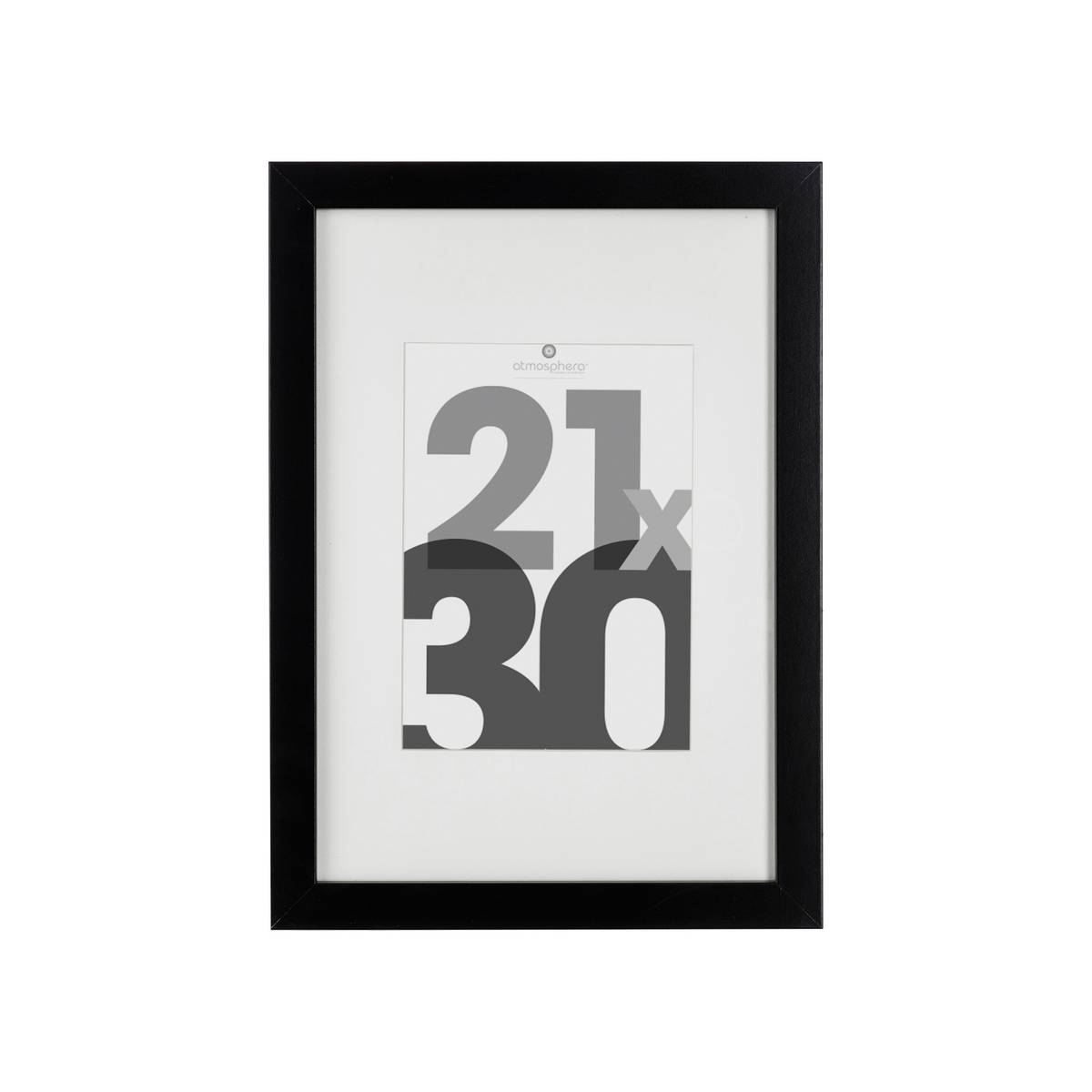 Wooden Photo Frame "Eva" Black, 21x30 cm Black