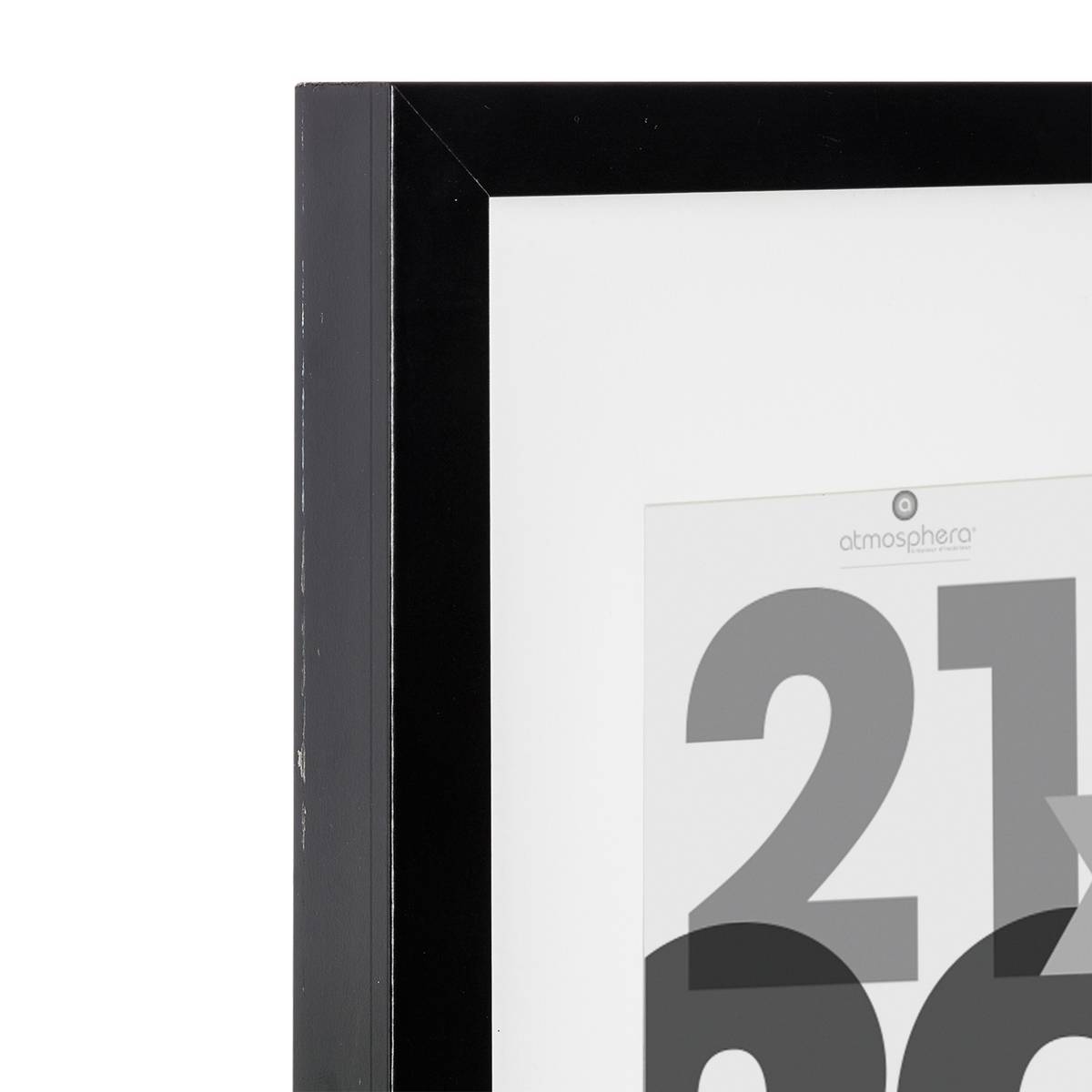 Wooden Photo Frame "Eva" Black, 21x30 cm Black
