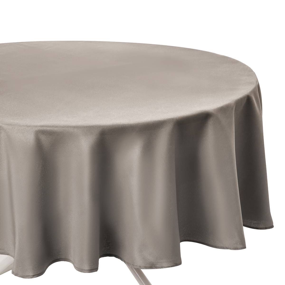 Stain-resistant tablecloth Beige, Ø 180 cm Beige