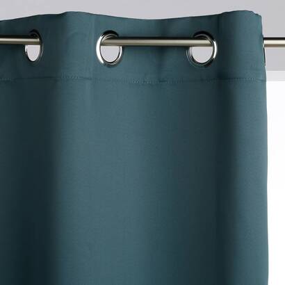 Blackout curtain "odelie" storm blue, 140x260 cm