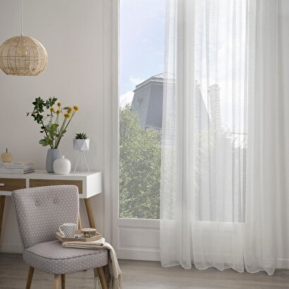 "sam" sheer curtain white, 140x240 cm