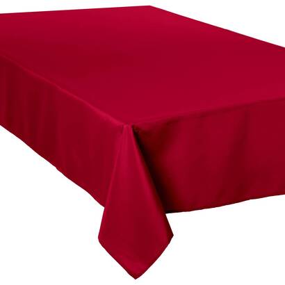Stain-resistant tablecloth red, 150x300 cm