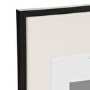 Wooden Photo Frame "Eva" Black, 70x100 cm Black