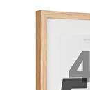 Wooden Photo Frame "Eva" 40x50 cm Natural wood