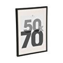 Wooden Photo Frame "Eva" Black, 50x70 cm Black