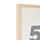 Wooden Photo Frame "Eva" 50x70 cm Natural wood