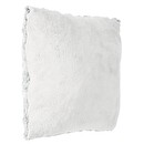 Curly fur cushion Gray, 45x45 cm Grey