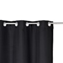 Insulating curtain Black, 140x260 cm Black